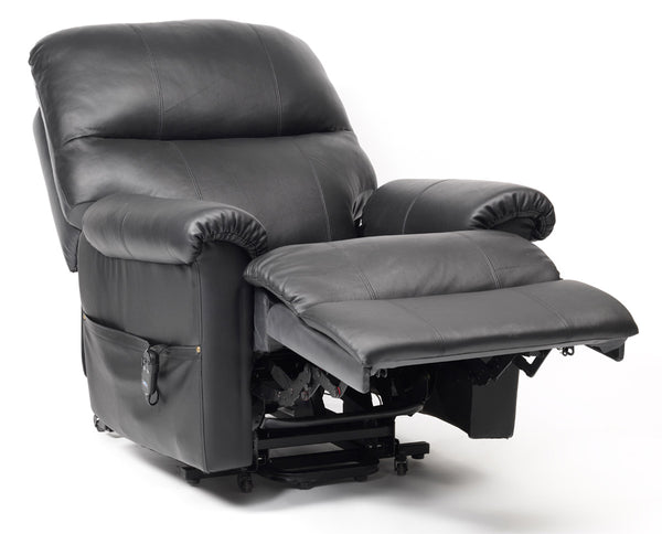 Borg Dual Motor Leather Riser Recliner Chair Image 4
