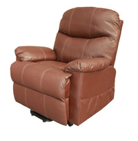 Z-TEC Capri Leather Riser Recliner - Brown
