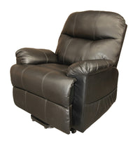 Z-TEC Capri Leather Riser Recliner - Brown