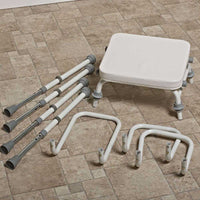 Compact Modular Perching Stool with Arms and Back
