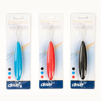 Button Hook With Zip Pull - Black