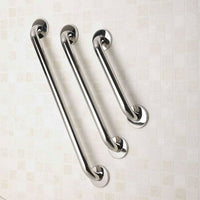 Contemporary Polished Stainless Steel Grab Rail