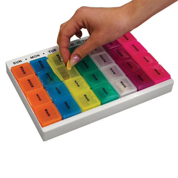 Colourful Week Day Multi Pill Dispenser Image 4