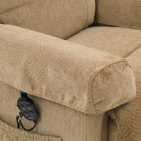 Larz Single Motor Riser Recliner Chair - Terracotta