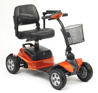 Folding Suspension Scooter - Orange