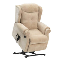 Kingsman Dual Motor Riser Recliner Chair - Honey