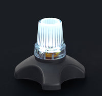 Flashing Quad Cane Tips - Blue