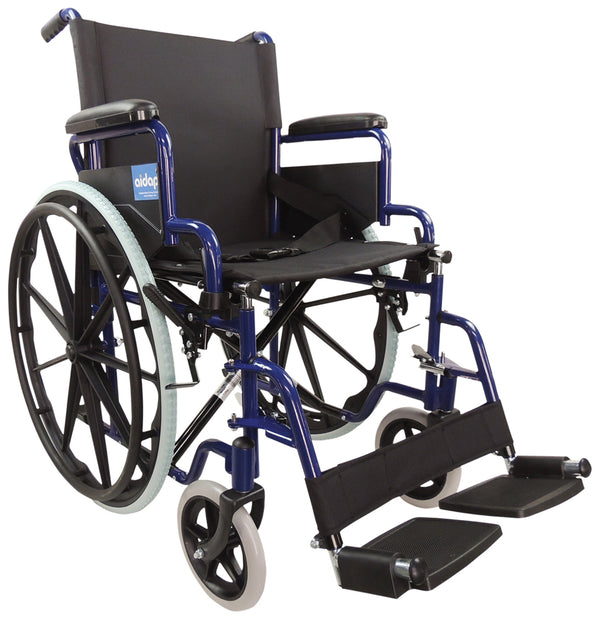Aidapt Self Propelled Steel Transit Chair Image 3