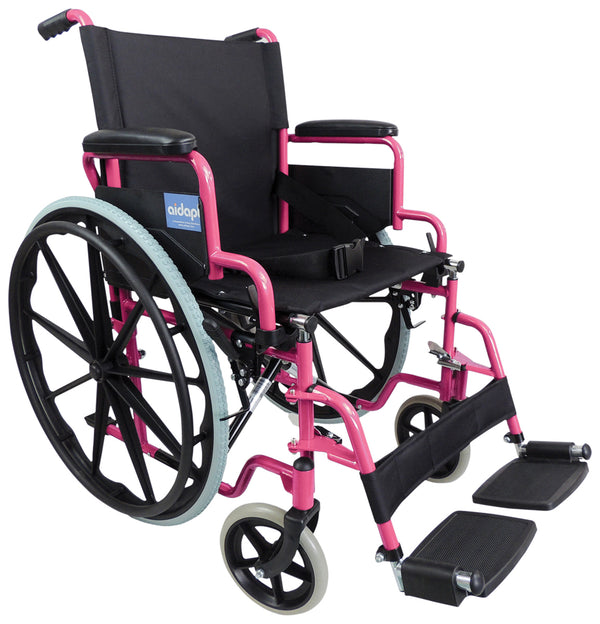 Aidapt Self Propelled Steel Transit Chair Image 3