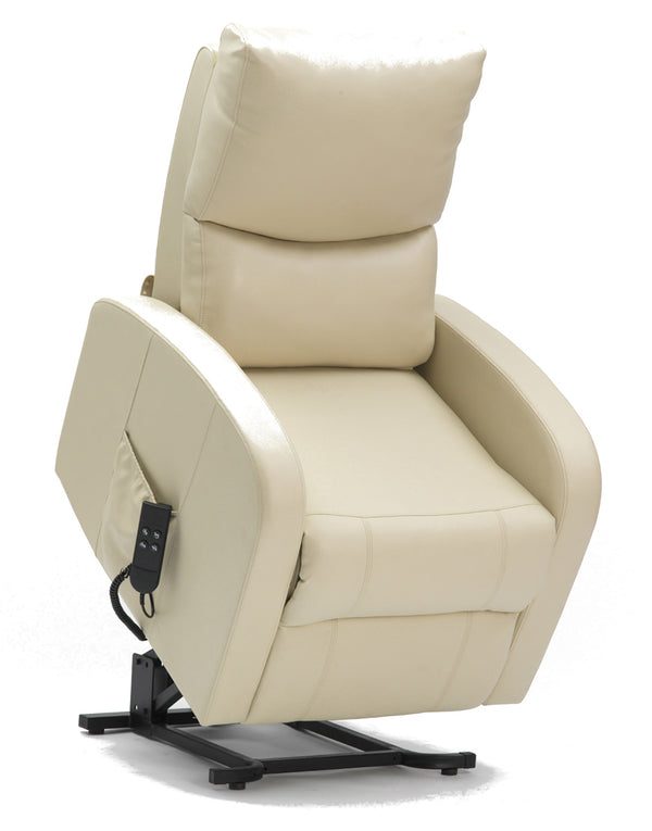 Two Pillow Dual Motor PU Riser Recliner Image 5
