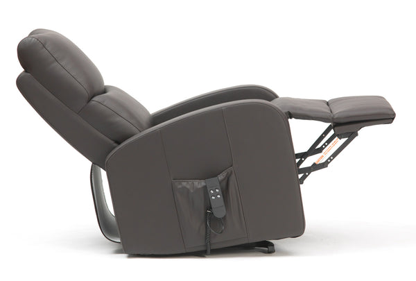 Two Pillow Dual Motor PU Riser Recliner Image 8