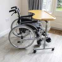 Adjustable Curved Overchair Table