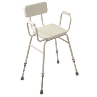 Malling Perching Stool (Padded Arms and Backrest)