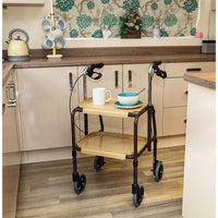 Height Adjustable Kitchen Trolley with Brakes
