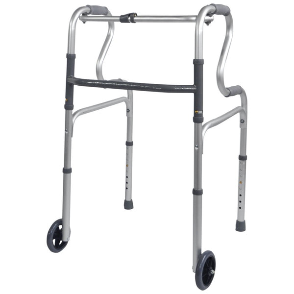 Dual Riser Deluxe Folding Walking Frame Image 2