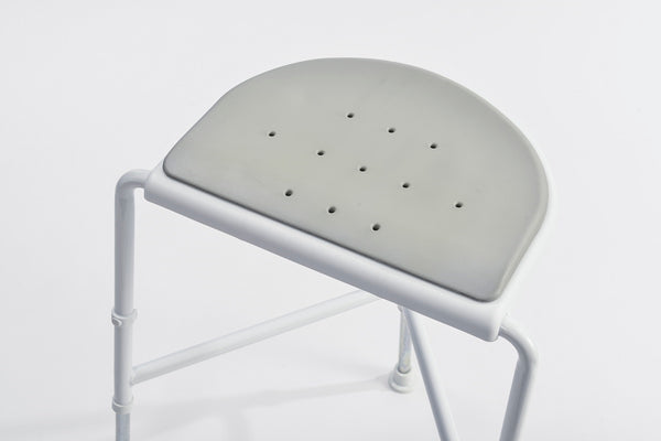 Nuvo Corner Shower Stool with Padded Seat Image 2