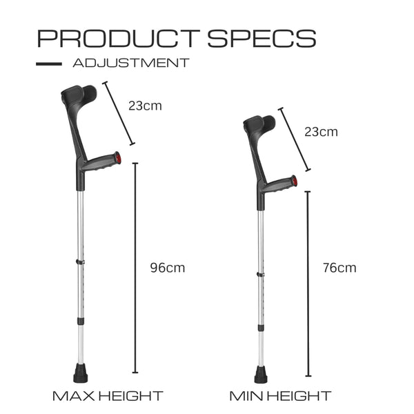 Ossenberg Classic Open Cuff Crutch Image 4