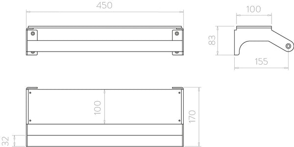 Elegance Shelf Grab Rail Image 3