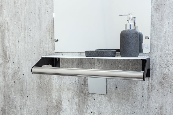 Elegance Mirror Shelf Grab Rail Image 2