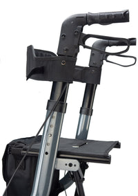 Cirrus Lightweight Aluminium 4 Wheel Rollator - Dark Grey