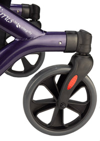 Cirrus Lightweight Aluminium 4 Wheel Rollator - Dark Grey