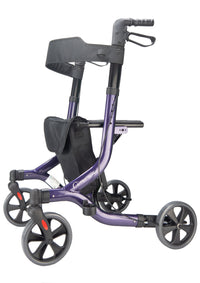 Cirrus Lightweight Aluminium 4 Wheel Rollator - Purple