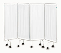 Plastic Screen Curtains - White