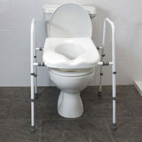Mowbray Lite Adjustable Width Toilet Seat and Frame - Flatpack