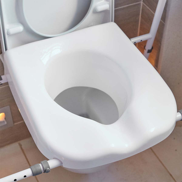 Mowbray Lite Adjustable Width Toilet Seat and Frame - Flatpack Image 4