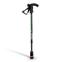 Flexyfoot Derby Handle Telescopic Walking Stick - Blue