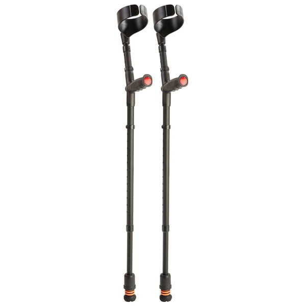 Flexyfoot Soft Grip Double Adjustable Crutches Image 3