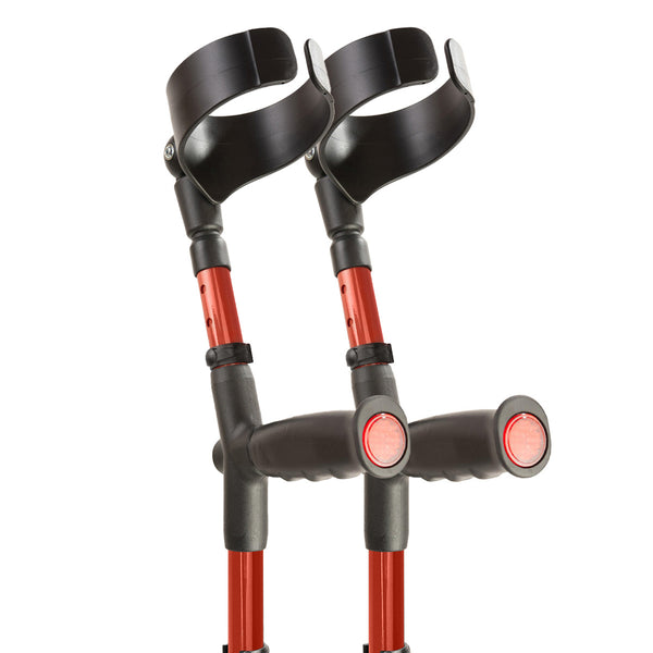 Flexyfoot Soft Grip Double Adjustable Crutches Image 5