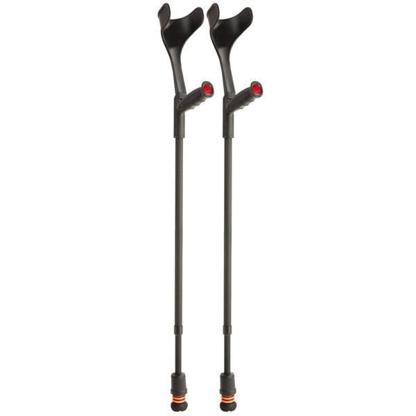 Flexyfoot Soft Grip Open Cuff Crutches Image 2