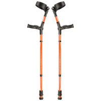 Flexyfoot Comfort Grip Double Adjustable Crutches - Blue