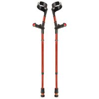 Flexyfoot Comfort Grip Double Adjustable Crutches - Blue