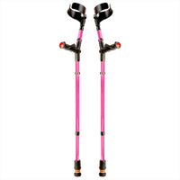 Flexyfoot Comfort Grip Double Adjustable Crutches - Blue