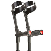 Flexyfoot Comfort Grip Double Adjustable Crutches - Blue