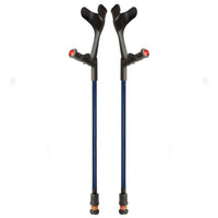 Flexyfoot Comfort Grip Open Cuff Crutches - Orange