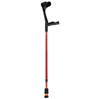 Flexyfoot Premium Carbon Fibre Comfort Grip Folding Crutches - Black