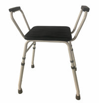 Modular Perching Stool with Padded Arms and Back