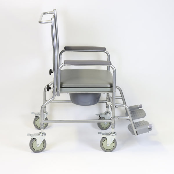 NRS Height Adjustable Wheeled Commode Image 6