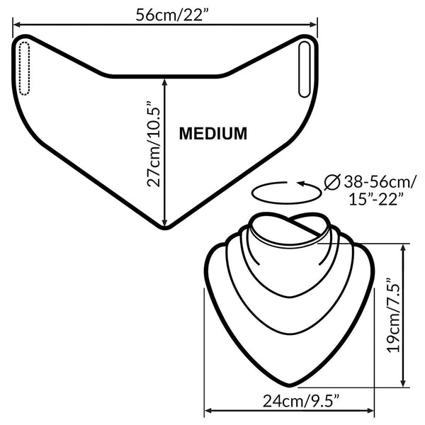 Neckerchief Style Dribble Bib Image 4