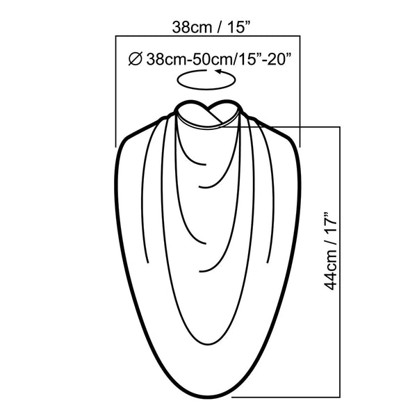 Pashmina Scarf Clothing Protector Image 5
