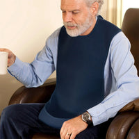 Tabard Style Adult Bib - Burgundy