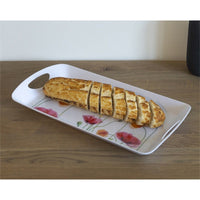 Flowers Serving Tray with handles