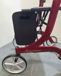Integrity Aries Premium Rollator - Metallic Dark Red
