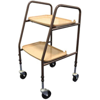 NRS Home Helper Wheeled Trolley - Brown