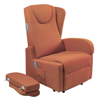 Z-Tec Milan Dual Motor Riser Recliner Chair - Rust