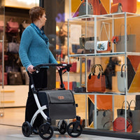 Rollz Flex 2-in-1 Rollator and Shopping Trolley - Jungle Green