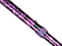 WalkOn Contoured Grip Folding Walking Stick - Grey Marble